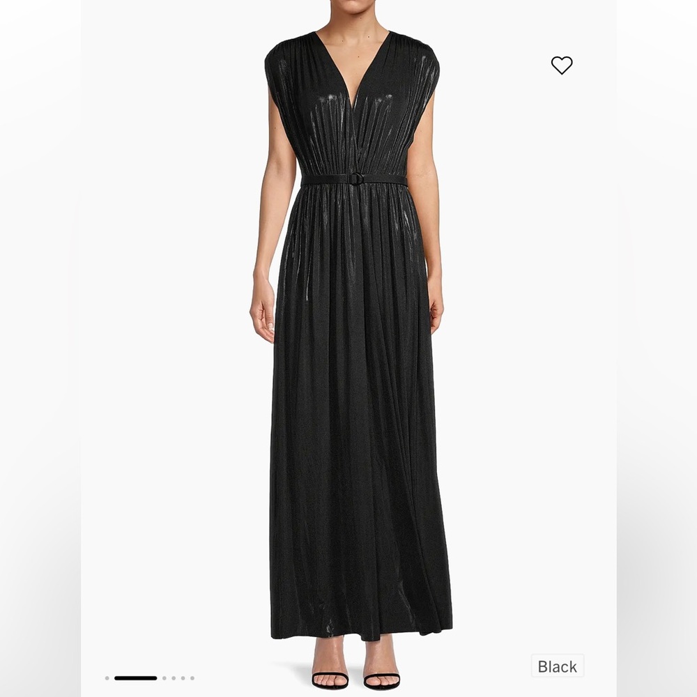 Norma Kamali Shimmering Black Dress